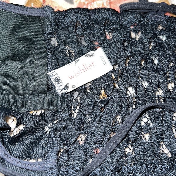 NWOT Wishlist Bralette Charcoal Gray Lace - Picture 5 of 7